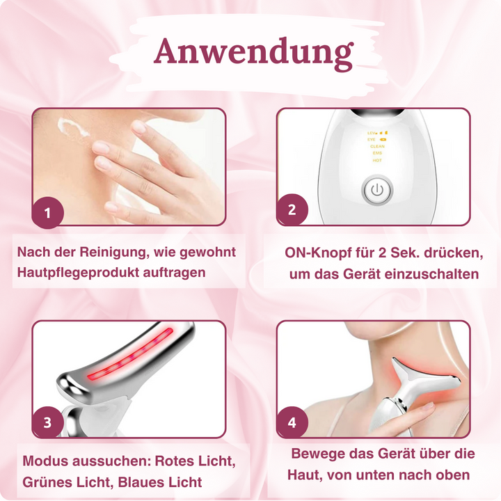 LuminaGlow™ LED-Gesichtsmassagegerät